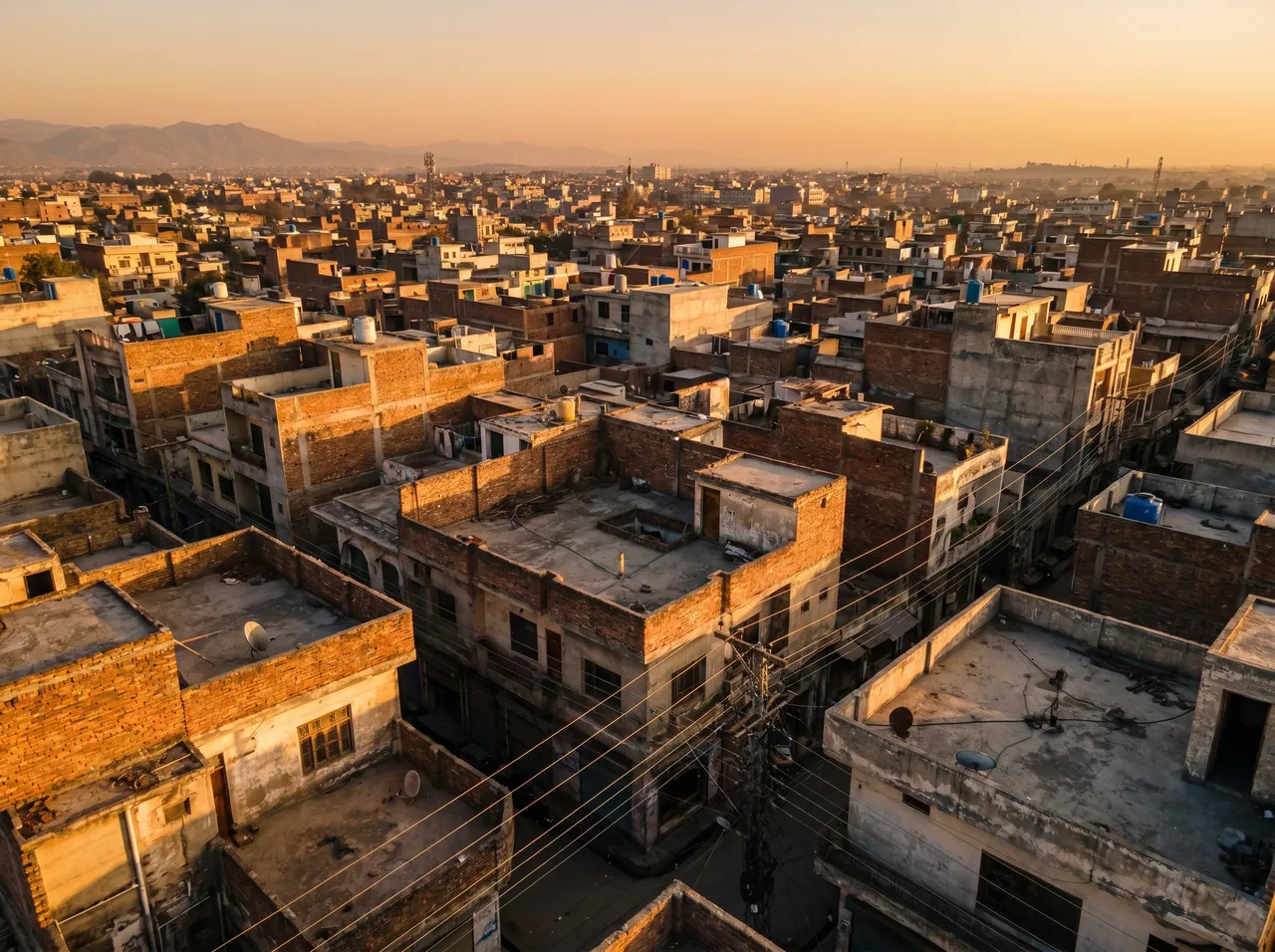 MacBook repair Rawalpindi · aerial view of Rawalpindi's city skyline · insured mail-in service to AppleForce Lahore